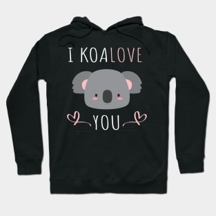 I Koalove You Funny Valentine's Day Saying Hoodie